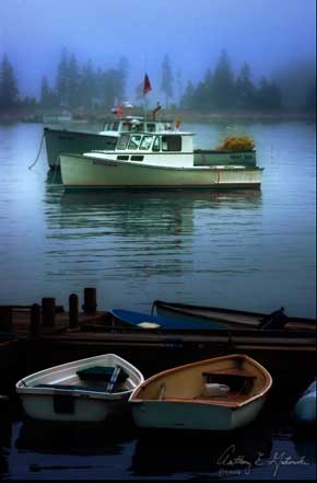 Fishing boat in Bar Harbor, Mount Desert Island, Maine